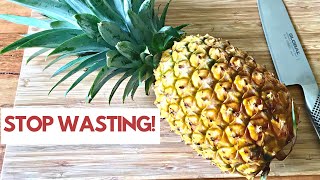 The BEST way to cut pineapple