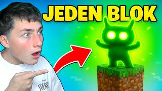 PRZEŻYŁEM 24H NA JEDNYM BLOKU z LABUBU! 😱 (Minecraft)