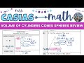 Cylinder and Cone Volume Formulas