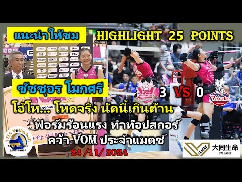 โอ้โห!ส่องฟอร์มเก่งVOMHighlight25คะแนนจุกๆชัชชุอรโมกศรีHimej