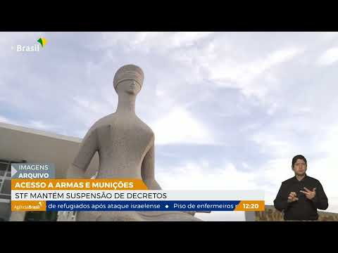 STF mantém suspensão de decretos sobre armas de fogo