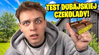 Pierwszy raz spróbowałem DUBAJSKIEJ CZEKOLADY!