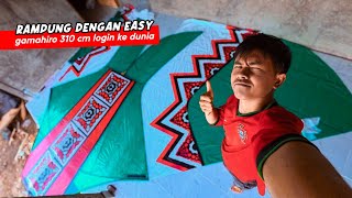 SIAP TERBANG! Proses Aku Sampul Layangan Cotek Gama Hiro 310 CM Spesial Musim Panas 2025