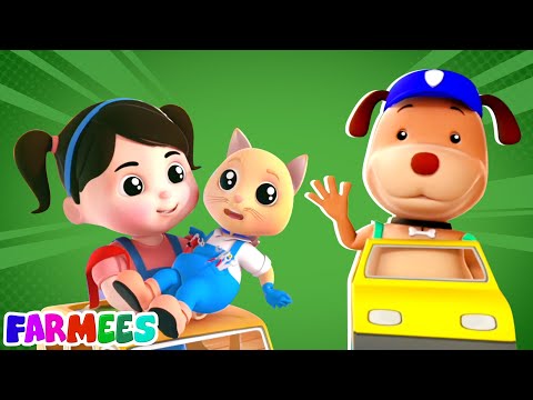 Hello Mr Taxi, Vehicle Rhymes and Cartoon Videos for Kids