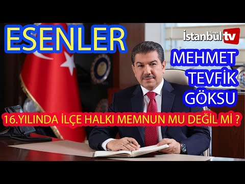 (SAYÇLI)ESENLER BELEDİYE BAŞKANI M.TEVFİK GÖKSU 16 YILDIR  GÖREV YAPIYOR MEMNUNMUSUZ DEĞİL MİSİNİZ ?