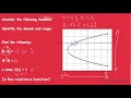 Exploring Domain and Range in Relations and Functions