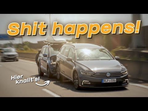 Hund jagt Passanten über Straße, Motorrad-Crash & Autobahn-Auffahrunfall! | #GERMAN #DASHCAM | #330