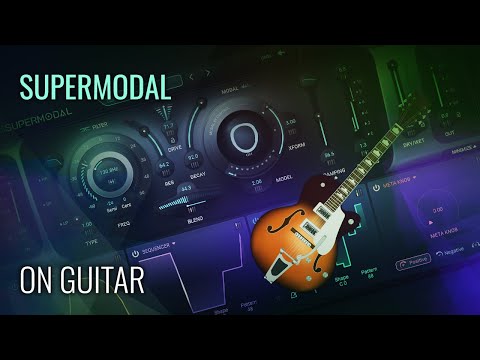 Supermodal Filter on Guitar - Preset Demo (No Talking)