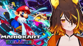 Sinder Races Against Chat in Mario Kart!