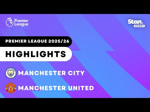 Manchester City v Manchester United | Highlights | Premier League 2025/26