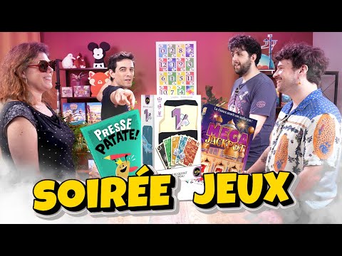 Les Soirées Jeux du Passe Temps : Presse patate, 1%, Mega Jackpot