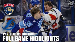 Florida Panthers vs. Tampa Bay Lightning | Full Game Highlights | ESPN NHL