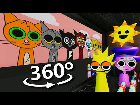 Incredibox Sprunki 360° - CINEMA HALL | 4K | VR | 360 Video