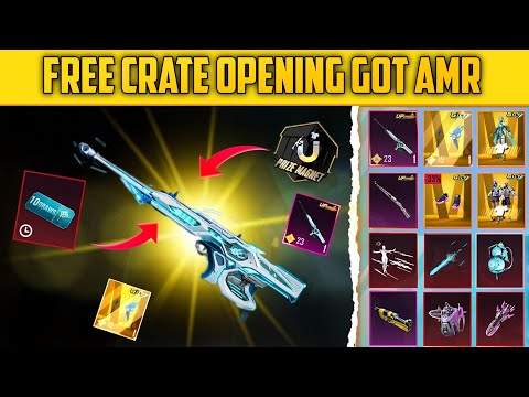 😱 AMR For 0 UC | Free UC Luckiest Crate Opening | Got All Old & New Items | PUBGM