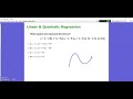 Exploring Linear and Quadratic Regression with Desmos