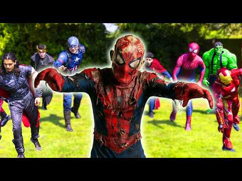 Zombie Spider-Man - Hide and Seek!
