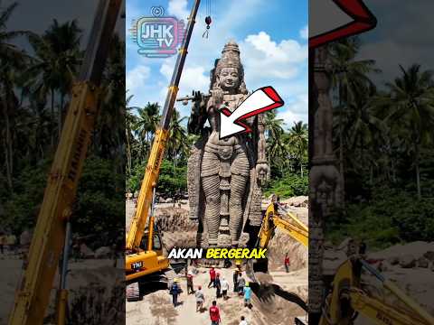 "Patung Dewa Krisna Raksasa Muncul Di Tepi Pantai Bali Setelah Suara Gamelan dari Laut‼️" #shorts