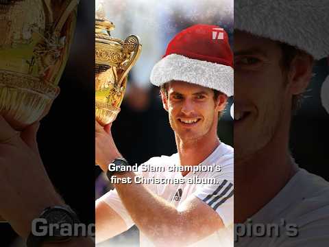 Andy Murray's HILARIOUS Christmas album 🎄🎵 #tennis #tennisplayer #andymurray #comedy