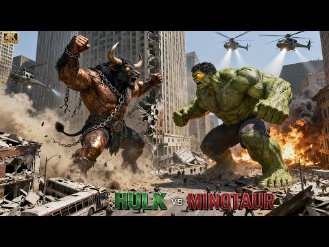 Epic Monster Fight — Hulk vs Minotaur | Kong vs Frog King • Full Movie