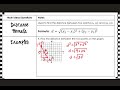 Midpoint and Distance Formulas