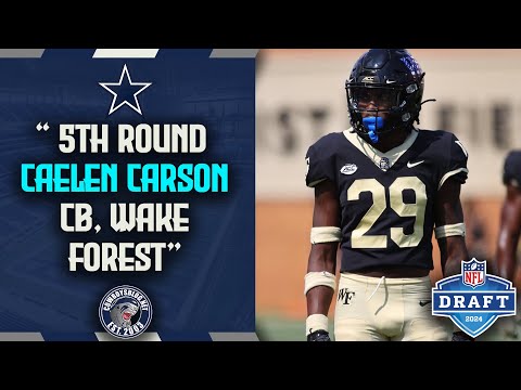 Cowboys Draft CB, Caelen Carson in the 5th Round | Cowboys 2024 NFL
Draft