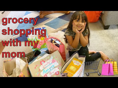 I helped my Mommy with the Grocery shopping 🛒 | Anaya