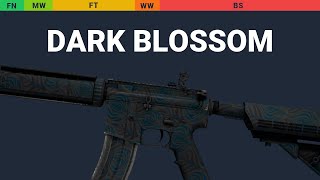M4A4 Dark Blossom Wear Preview
