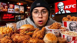Probé Toda la Comida de KFC