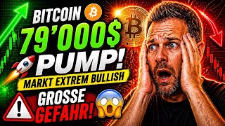 👉 Bitcoin 79.000$ 🚀 EXTREMER PUMP – ABER JETZT DROHT DIE GEFAHR!
