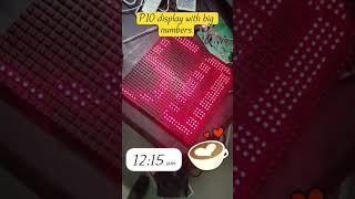 P10 Display with big numbers #p10 display.