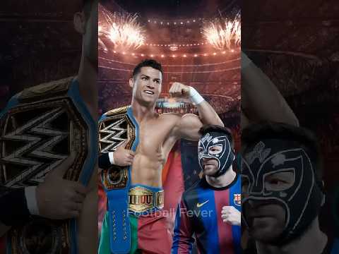 Messi & Ronaldo WWE wrestlers 💪😂