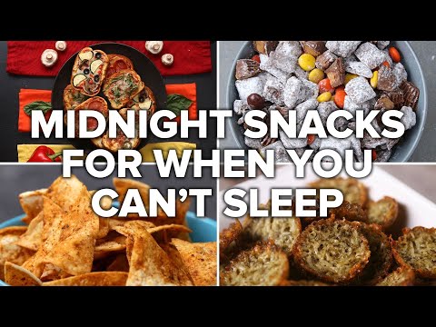 Midnight Snacks For When You Can't Sleep ? Tasty Recipes