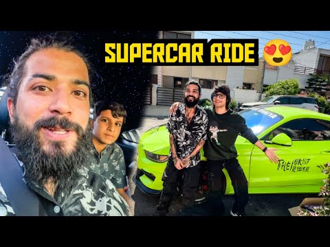 Piyush Aur Sourav Joshi Vlogs Ne Apni Supercar Mustang GT Ki Ride Lehi Li 😍