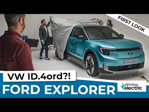 NEW Ford Explorer rights VW’s wrongs! Electric SUV first look – DrivingElectric