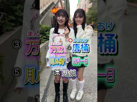 キラキラネームならぬキラキラ苗字クイズ