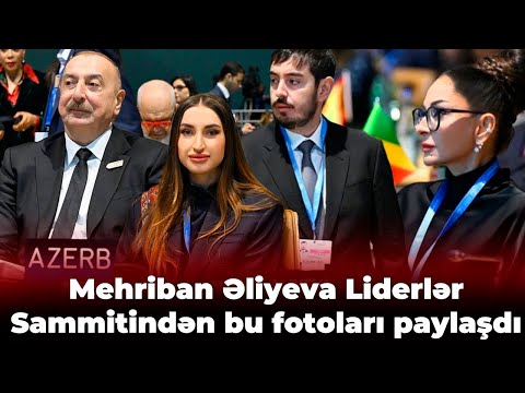 Mehriban Əliyeva COP29-la bağlı paylaşım etdi