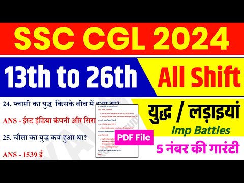 SSC CGL 13 Sep 2nd Shift Analysis 2024 | SSC CGL EXAM Analysis 2024 | SSC CGL ANALYSIS 2024 TODAY