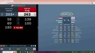 Alexander Merkx v Mervyn King - PDC Challenge Tour Event 24 - Semi Final