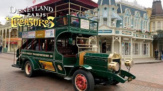 Disneyland Paris - Double-decker Omnibus Complete Ride - Main Street U.S.A - 4K Video