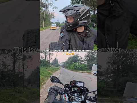 OVERTAKING SOMEONE TURNING! India's Roads Are Deadly! #India #adventuretravel