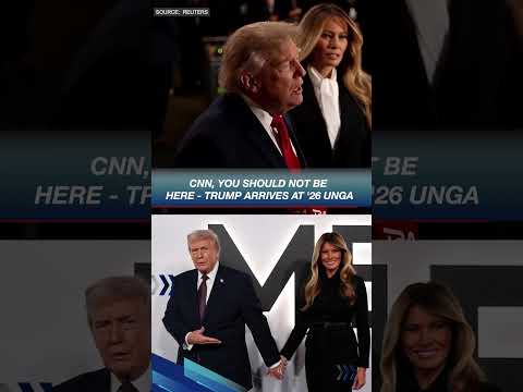 'CNN, you should not be <strong>here</strong>' <strong>Trump</strong> arrives at '26 UNGA