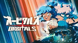 Orbitals: A Co-op Adventure, drawn like a 90s Anime