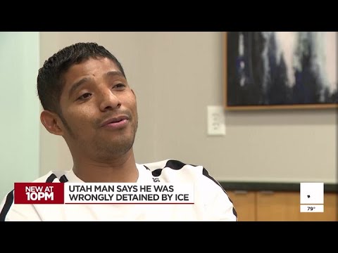 YouTube video thumbnail: Utah Man Says He Was Wrongly Detained by ICE
