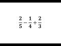 Understanding Fractions and Operations