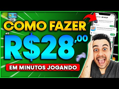 GANHE até R$ 28,00 EM MINUTOS PARA JOGAR COM SAQUE NO PIX! NOVO APP para GANHAR DINHEIRO EM 2024