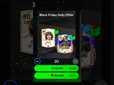 20x Black Friday Pack ✅💸 #fifamobile #fcmobile