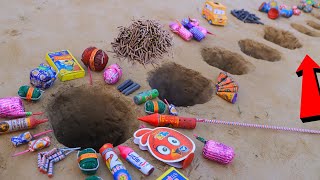 ₹20,000 Different Patakha in Hole + 2025 || Big Diwali firecracker Testing in 20 Hole