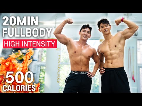 [SWEAT💦] 500만 중국 인플루언서와 함께 땀이 줄줄 흐르는 고강도🔥 20분 전신 운동  | 20MIN HIGH INTENSITY FULLBODY WORKOUT