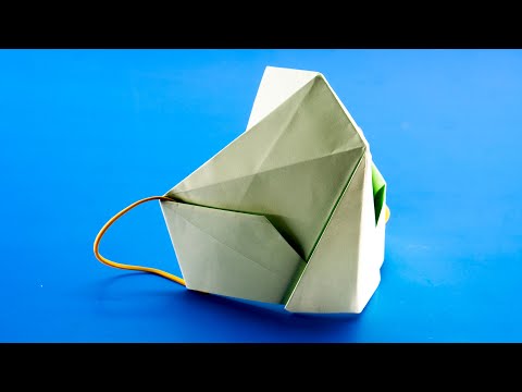 How to make a paper MASK | DIY Face Mask | Easy Origami Ninja Mask