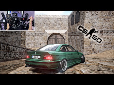 Drifting BMW M3 E36 in Counter Strike - Assetto Corsa | Steering Wheel Gameplay